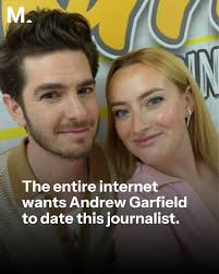 Andrew Garfield met Amelia Dimoldenberg in a red carpet interview. Now fans  want them to be together for real, after he appeared