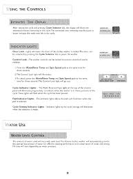 The door lock led light will blink. Amana Residential Washers Manual L0804011