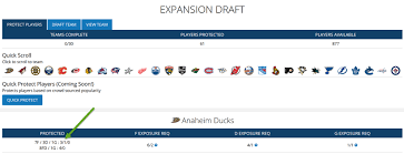 The draft is scheduled for 8 p.m. Expansion Draft Faq Capfriendly Nhl Salary Caps