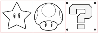 Mario Star Template Sample Template For Mushroom Star Block Square Super Mario Mario Star Super Mario Coloring Pages