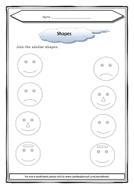 Free preschool shapes recognition practice printable activity worksheets. Join The Similar Shapes Worksheet For Class 1 Sandeepbarouli Com