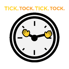 Share the best gifs now >>> Clock Tick Tock Sticker By Houseparty For Ios Android Giphy