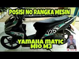 Dijual cepat yamaha mio warna merah maron 2010, mesin bagus, siap pakai. Keren Letak Nomor Mesin Yamaha Mio M 3 Yamaha Permata Motor