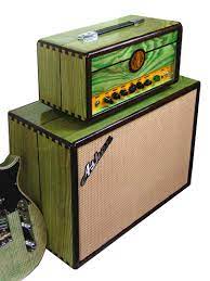 Custom amplifier cabinet with a laney amp installed. Ashen Custom Boutique Bass And Guitar Cabinets Ashen Jade 30 Watts 210 Custom Handmade Boutique Guitar Amp Cabinet Set