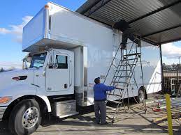 American Truck Bodies Fontana California Preparing The Box For Unit Number 29 Fontana California Moving And Storage Fontana