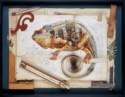 Keep an eye out because tommy's animal drawings keep popping up. Steampunk Animal Illustrations By Vladimir Gvozdev Designwrld