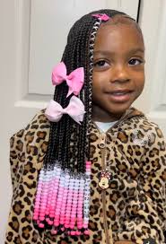 Girls pretty braid styles 🩷🎀 #kidsbraids