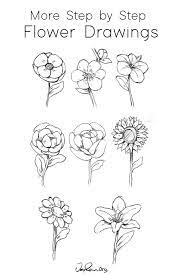 Don't draw the circles too big. Learn How To Draw Flower With These Step By Step Tutorials Flowers Drawing Beginner Stepbystep Flower Drawing Roses Drawing Realistic Flower Drawing
