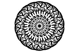 Mandala colorful art free vector. The Dark Mandala Art Graphic By Masyafi Creative Studio Creative Fabrica