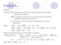 Maybe you would like to learn more about one of these? Prinsip Inklusi Eksklusi Ppt Download