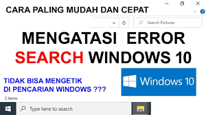 Cara ini juga bisa jadi solusi terbaik untuk permasalahan beberapa tuts keyboard yang tidak berjalan dengan baik. Tidak Bisa Mengetik Ketik Karena Error Di Search Pencarian Windows 10 Youtube