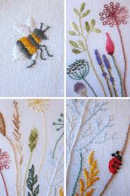 We found this beautiful free cross stitch pattern wildflowers for you. Free Floral Meadow Embroidery Pattern