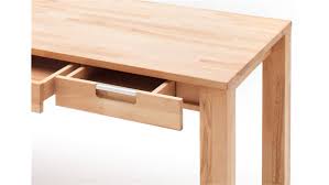 Nur noch 7 auf lager. Schreibtisch Buro Zendo Kernbuche Massiv 3 Schubkasten