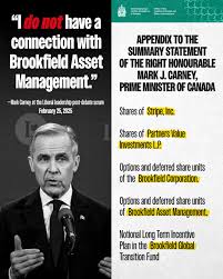 Mark Carney cannot be trusted to make decisions on housing, energy, or AI when he stands to make financial gains from those decisions. Canadians deserve a Prime Minister who is free to