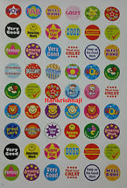 Details About 1000 Childrens Reward Stickers Chart Motivation Kids Teacher School Well Done C