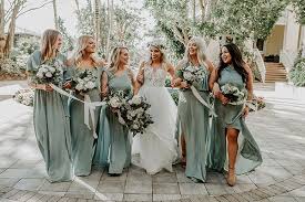 For the drama emerald satin cowl neck high slit maxi dress. Pin On Bridesmaid Dresses