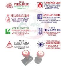Stempel usaha biasa digunakan untuk toko kelontong toko bangunan toko alat tulis toko sembako catering dll. Contoh Stempel Toko Kotak