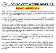 We did not find results for: Dcwd Advisory