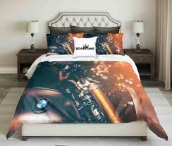 Bmw Motorcycle Design Bedding Set Bed Design Bedding Set Bed