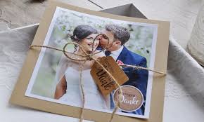 Richten sie ihren gästen eine individuelle danksagung aus: Dankeskarten Hochzeit Kraftpapier Foto Dankes Karten Hochzeit Dankeskarte Hochzeit Vintage Hochzeit Danke