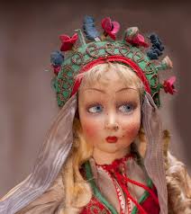 Rare ITALIAN CLOTH "MARA" SALON DOLL BY LENCI. 28", c.1926 Antique dolls at  Respectfulbear.com