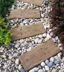 Use sleepers to create the riser, then fill in behind with soil, slate or gravel to create each step. Wooden Garden Sleepers Yes Or No To Railway Sleepers In The Garden Deavita