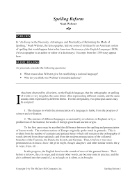 Https Www Eriesd Org Cms Lib Pa01001942 Centricity Domain 2098 Noah 20webster 20urges 20reform 20of 20spelling Pdf