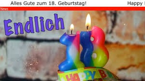 Geburtstagsvideo Endlich 18 Coole Video Grusse Fur Whatsapp Geburtstagslieder Von Thomas Koppe Youtube