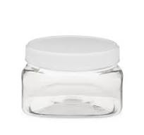 6 oz Clear PET Square Designer Jars | Berlin Packaging