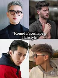 Image result for round face haircut men