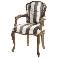 Cotton Striped Armchair Cottage Club Chaises Decorees Fauteuil Deco Chaises D Epoque