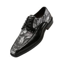 Do you want to be a fashionable man? Bolano Mens Metallic Swirl Printed Formal Oxford Tuxedo Dress Shoe Silver Overstock 25893760
