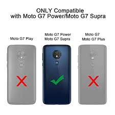 Moto g7 plus case, moto g7 case,military armor unbreakable swivel ring kickstand work with magnetic car mount slim shockproof durable cover holster compatible with motorola moto g7/g7 plus (blue) 4.3 out of 5 stars 112 Lovpec Moto G7 Power Case Moto G7 Supra Case With Soft Tpu Screen Protector Moto G7