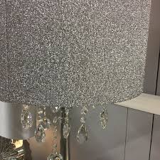 Find lighting you love at hayneedle, where you can buy online while you explore our room designs and curated looks for tips, ideas & inspiration to help you along the way. Sparkly Silver Mirrored Crystal Glass Droplets Glitter Table Lamp Picture Perfect Home