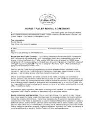 trailer rental agreement 6 free templates in pdf word excel download