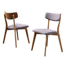 Dark Gray Fabric Dining Chairs Set Of 2 In 2020 Mid Century Dining Chairs Fabric Dining Chairs Midcentury Modern Dining Chairs