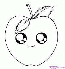 35+ cute watermelon coloring pages for printing and coloring. Cute Fruit Pictures Coloring Home