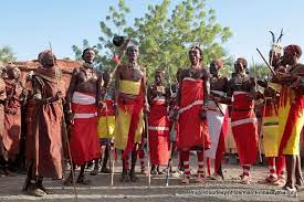 Rendille Men Lake Turkana Festival Loiyangalani Photo Courtesy Of German Embassy Nairobi Kenya Uganda Africa