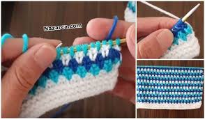 Tig Orgu Sandim Sis Modeli Cikti Tarifi Nazarca Com Baby Knitting Patterns Orgu Bohem Tig Desenleri