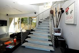 Concrete exterior stairs (like the staircase pictured above) can add a sleek, modern look to your backyard or front entrance. Modern Concrete Stairs 22 Ideas For Interior And Exterior Stairs Interior Design Ideas Ofdesign