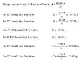 Measure the width of a thread in fractions of an inch to get the diameter. Screw Threads Elements