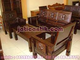 Kursi sudut ruang tamu l pojok ukir mentahan kayu jati murahrp1.550.000 Kerusi Kayu Jati Ruang Tamu Inspirasi Dekorasi Rumah