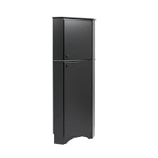 Same day delivery 7 days a week £3.95, or fast store collection. Prepac Elite Tall 2 Door Corner Storage Cabinet Black 29 In X 72 In Lowe S Canada