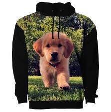Blusa Golden Retriever Cachorro De Raca Filhote Dog Moletom No Elo7 Darkwood Shop 131cc2e