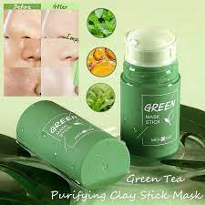 Sephora watermelon mask stick review | #skincare #facemask #beauty. Green Tea Purifying Clay Stick Facial Mask Clean Pores Oil Control Anti Acne Blackhead Removal Moisturizing Clensing Wish