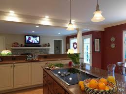 Open shelving — a trend in kitchen design — is actually really easy to live with. Half Wall Kitchen Houzz