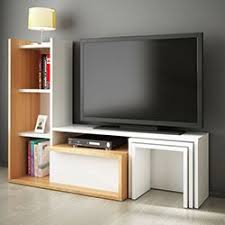 House Line Silva Tv Unitesi Beyaz Teak House Teak Ev Icin