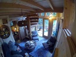 Wavy canopy roof revolved shell: Treehouse Masters Season 3 Episode 9 Canopy Island Camp Nelson Treehouse