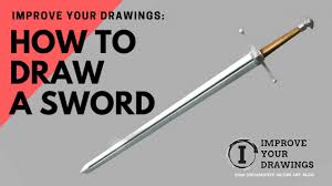 How to draw anime weapons. How To Draw A Sword In 10 Easy Steps Video And Full Tutorial Article
