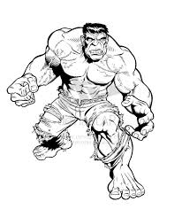 Bruce banner was transformed into the incredibly powerful creature called the hulk. Hulk Cartoon Pictures Coloring Home